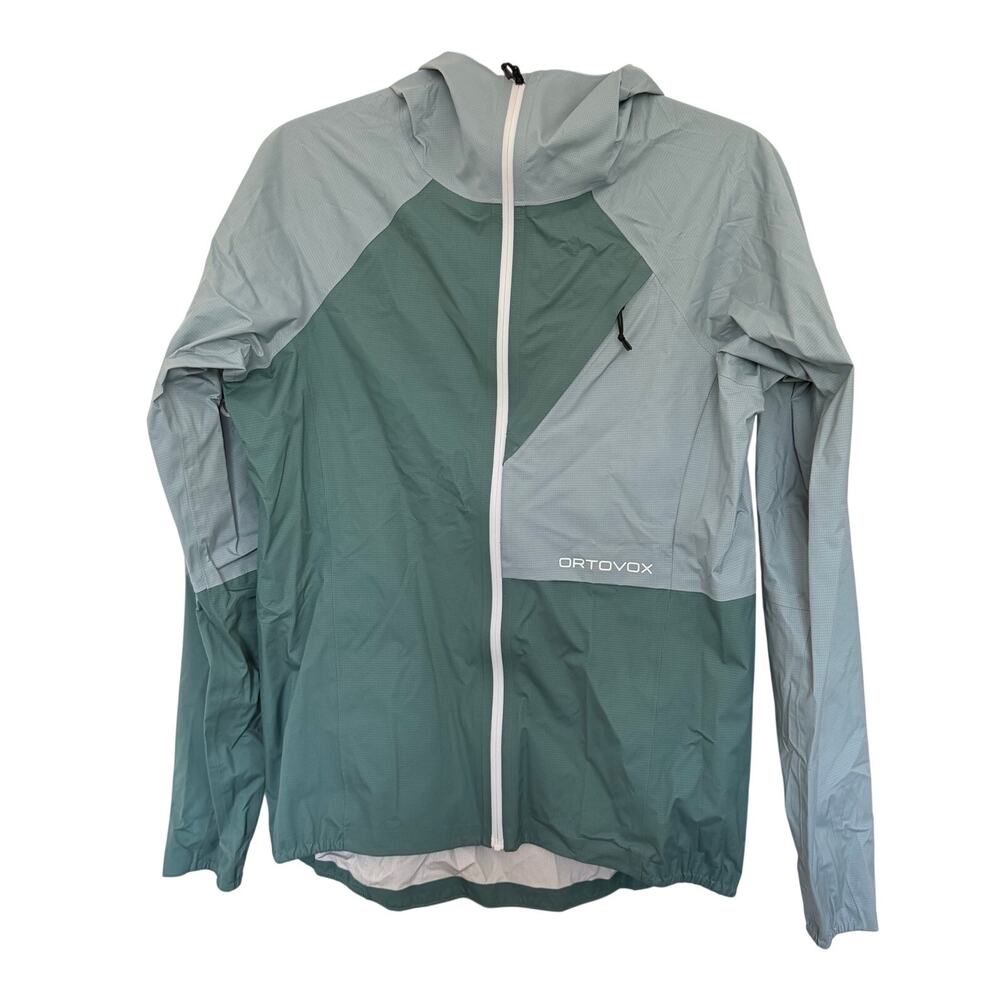 Ortovox (M) 2.5L Waterproof Packable Hooded Alpine Shell Jacket Gorpcore Hiking